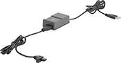 Image of Product. Front orientation. Cords for Measuring Tool Data Processors. 5-Pin SPC Connector × USB-A.