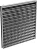 Heavy Duty Fixed-Blade Wall-Mount Louvers