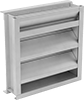 Heavy Duty Fixed-Blade Wall-Mount Louvers