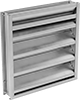 Heavy Duty Fixed-Blade Wall-Mount Louvers