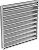 Heavy Duty Fixed-Blade Wall-Mount Louvers