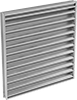 Heavy Duty Fixed-Blade Wall-Mount Louvers