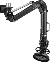 Image of Product. Front orientation. Fume Exhaust Hoses. Positionable-Arm Fume Exhaust Hoses.