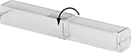 Image of Product. Front orientation. Contains Annotated. Shipping Tubes. Square Adjustable-Length Shipping Tubes, Twist-to-Lock Shipping Tubes.