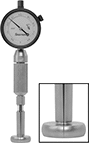 Image of Product. With Full-Ball Probe. Front orientation. ZoomedIn view. Contains Border. Bore Gauges. Starrett Small-Bore Dial Gauges.