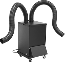 Image of Product. In Mobile Position. Front orientation. Air Purifiers. Combination Mobile/Bench-Top Air Purifiers.