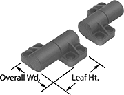 Image of Product. Front orientation. Contains Annotated. Hinges. Soft-Close Friction Hinges, Style 1.