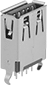 Image of Product. Front orientation. USB Connectors. Circuit Board USB Connectors, 1 USB Connection, Straight Vertical-Mount Sockets.