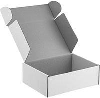 Image of Product. Front orientation. Shipping Boxes. Standard Cardboard Shipping Boxes, Style C.