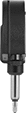 Image of Product. Stem Mount (Side View). Side1 orientation. Variance Indicators. Starrett Plus/Minus Dial Plunger Variance Indicators with Calibration Certificate, Stem Mount.