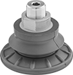 Image of Product. Male. Front orientation. Vacuum Cups. Nonmarking Vacuum Cups, Single Bellows, Male.