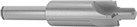 Image of Product. MS33649 and SAE AS5202. Front orientation. Counterbores. Port Counterbores.