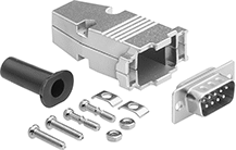 Image of Product. Front orientation. D-Sub Connectors. D-Sub Connectors, Solder Connection, Straight.