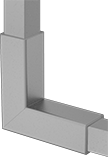 Image of ProductInUse. Front orientation. Weld-Together Framing and Fittings. Weld-Together Framing and Fittings.
