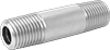 Thick-Wall Aluminum Threaded Pipe Nipples and Pipe