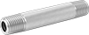 Thick-Wall Aluminum Threaded Pipe Nipples and Pipe