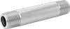 Thick-Wall Aluminum Threaded Pipe Nipples and Pipe