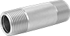 Thick-Wall Aluminum Threaded Pipe Nipples and Pipe