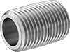 Thick-Wall Aluminum Threaded Pipe Nipples and Pipe
