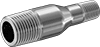 Thick-Wall Stainless Steel Threaded Pipe Nipples and Pipe