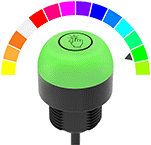 Image of ProductInUse. Style B. Front orientation. Contains Annotated. Style B. Finger-Touch Switches.