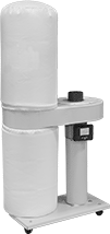 Image of Product. 696 ft³/min. Front orientation. Dust Collectors. Mobile Single-Stage Dust Collectors, 696 ft³/min @ 0 in. H₂O.