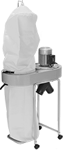 Image of Product. 1,400 ft³/min. Front orientation. Dust Collectors. Mobile Single-Stage Dust Collectors, 1,400 ft³/min @ 0 in. H₂O.