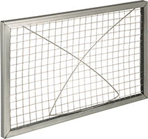 Image of Product. Front orientation. Air Filter Frames. Pad and Roll Air Filter Frames.