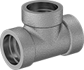 Image of Product. Front orientation. Pipe and Fittings. Low-Pressure Brass and Bronze Braze-Socket Pipe Fittings, Tee Connectors, Braze Socket Female.