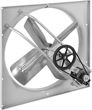 Image of Product. Back orientation. Exhaust Fans. Belt-Drive Wall-Mount Exhaust Fans .