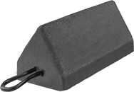 Image of Product. Style 22. Front orientation. Wheel Chocks. Wheel Chocks, Reversible, Style 22.