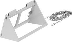 Image of Product. Style 13. Front orientation. Wheel Chocks. Wheel Chocks, Not Reversible, Style 13.