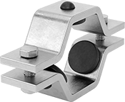 Image of Product. Front orientation. Pipe Hangers. Weld-Mount Vibration-Damping Clamp Pipe Hangers.
