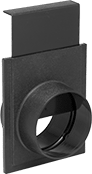 Image of Product. Style F. Front orientation. Duct Blast Gates.