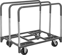 Image of Product. Style C. Front orientation. Rail Trucks. Steel Rail Trucks, Style C.