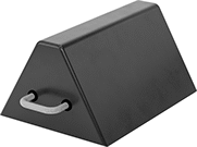 Image of Product. Style 25. Front orientation. Wheel Chocks. Wheel Chocks, Reversible, Style 25.