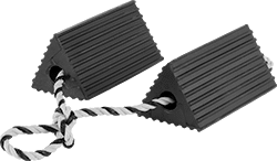 Image of Product. Style 28. Front orientation. Wheel Chocks. Wheel Chocks, Reversible, Style 28.