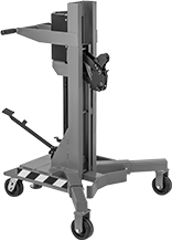 Image of Product. Front orientation. Drum Lifters. Manual Drum Lift Trucks, V-Style Base—Hydraulic Foot Pump.