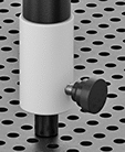 Image of ProductInUse. Front orientation. Coordinate Measuring Machine Plates and Fixtures. Fixturing for Parts Inspection, Adjustable-Height Sleeves.