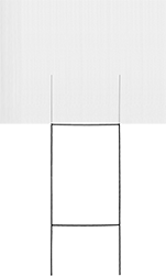 Image of ProductInUse. Front orientation. Sign Posts. Sign Post Stakes .