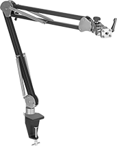 Image of Product. Front orientation. Positioning Arms. Workstation Ionizers with Fan.