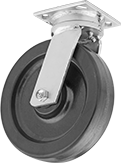 Image of Product. Swivel. Front orientation. Casters. High-Capacity Gladiator Casters with Phenolic Wheels, 1 Wheel, Swivel.
