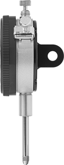 Image of Product. Side View. Side1 orientation. Mitutoyo Plunger Variance Indicator, Continuous Dial, Jeweled, Mitutoyo Model 2416A-10.