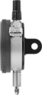 Image of Product. Lug and Stem Mount (Side View). Side1 orientation. Variance Indicators. Mitutoyo Plus/Minus Dial Plunger Variance Indicators, Lug Mount, Stem Mount.