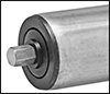 Image of Specification. Front orientation. ZoomedIn view. Contains Border. Hex Axle. 1.9" Diameter Corrosion-Resistant Conveyor Rollers.