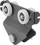 Image of Product. Front orientation. Trolleys. Floor-Mount Rotating Cranes , Hoist Trolleys.