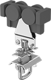 Image of Product. Front orientation. Trolleys. Floor-Mount Rotating Cranes , Hoist Cable Trolleys.