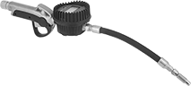 Image of Product. Front orientation. Oil Dispenser Guns. Metering Oil Dispenser Guns, Flexible Nozzle.