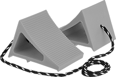 Image of Product. Style 17. Front orientation. Wheel Chocks. Wheel Chocks, Not Reversible, Style 17.