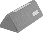 Image of Product. Style 31. Front orientation. Wheel Chocks. Wheel Chocks, Reversible, Style 31.